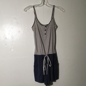 Striped romper